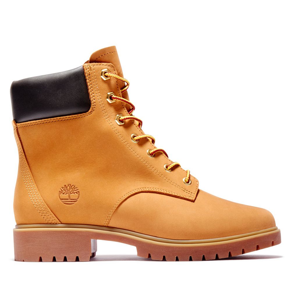 Timberland 6-Inch Μποτακια Γυναικεια Καφε - Jayne Waterproof Δερματινα - Greece 3198726-SN